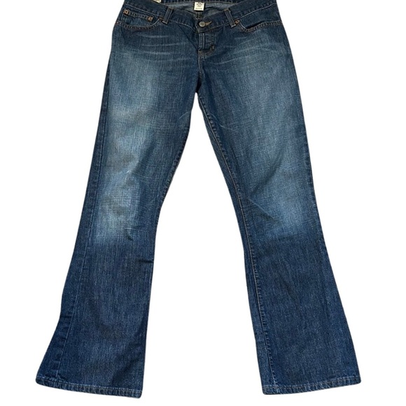 Vintage Abercrombie & Fitch Medium Wash Women's Boot Cut Mid-rise Jeans Sz6 - Picture 1 of 14